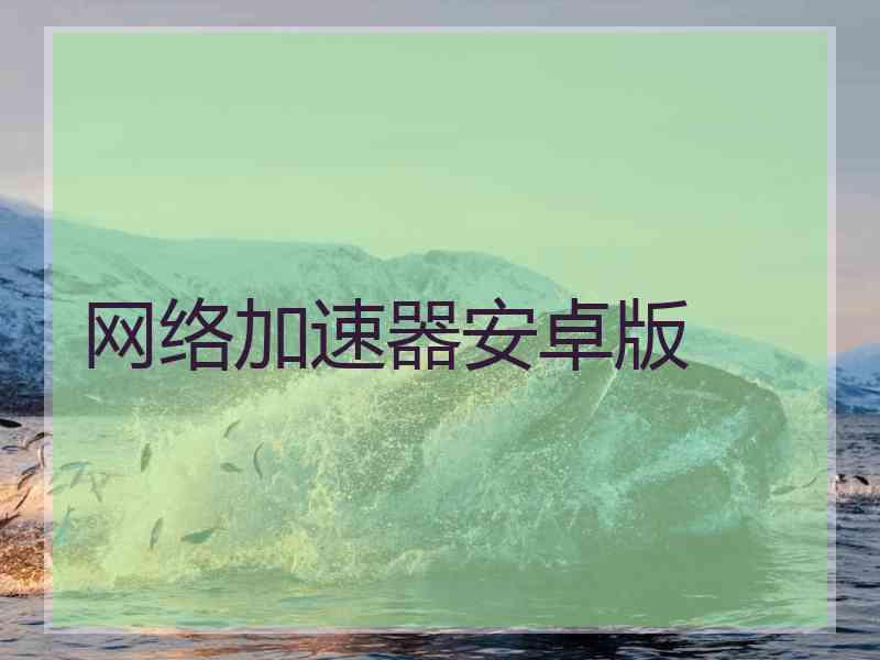 网络加速器安卓版