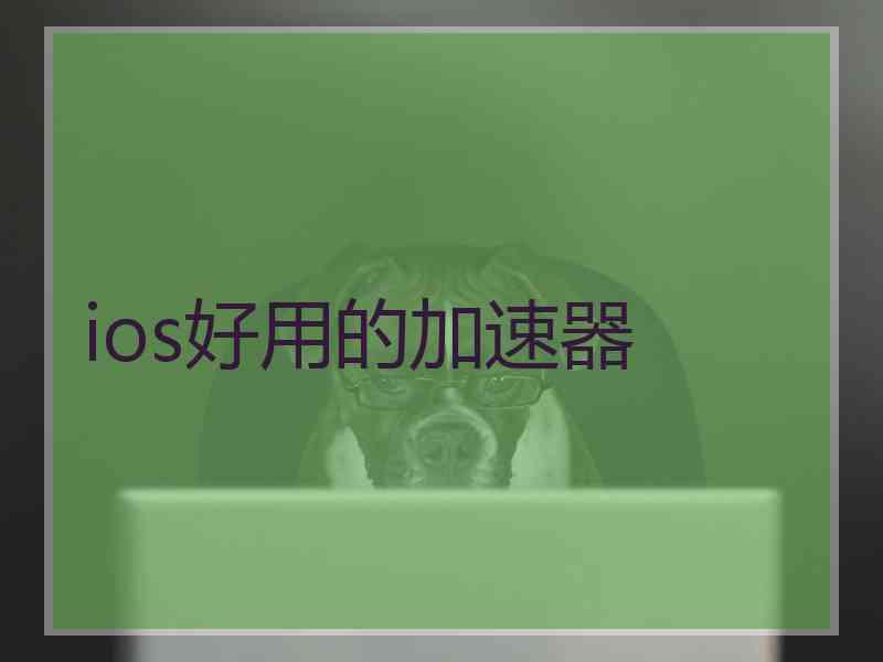 ios好用的加速器