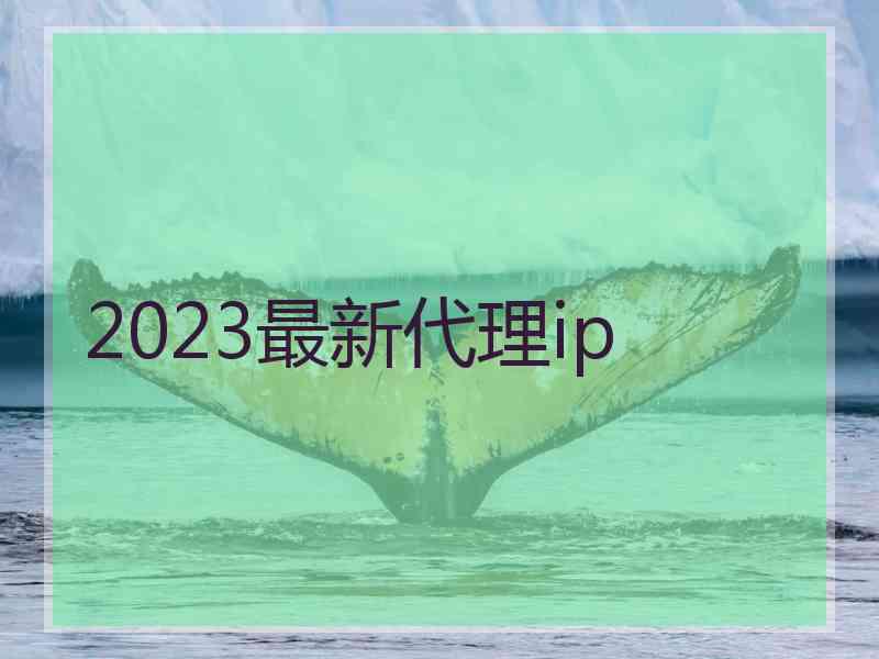 2023最新代理ip